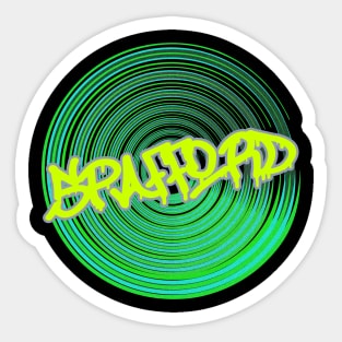 retro Spafford Sticker